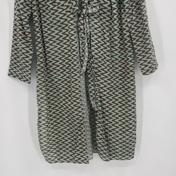 Zara The Lissie Shirt Tunic Blogger Fav Beach Resort Printed Cotton Size Small - Picture 15 of 16